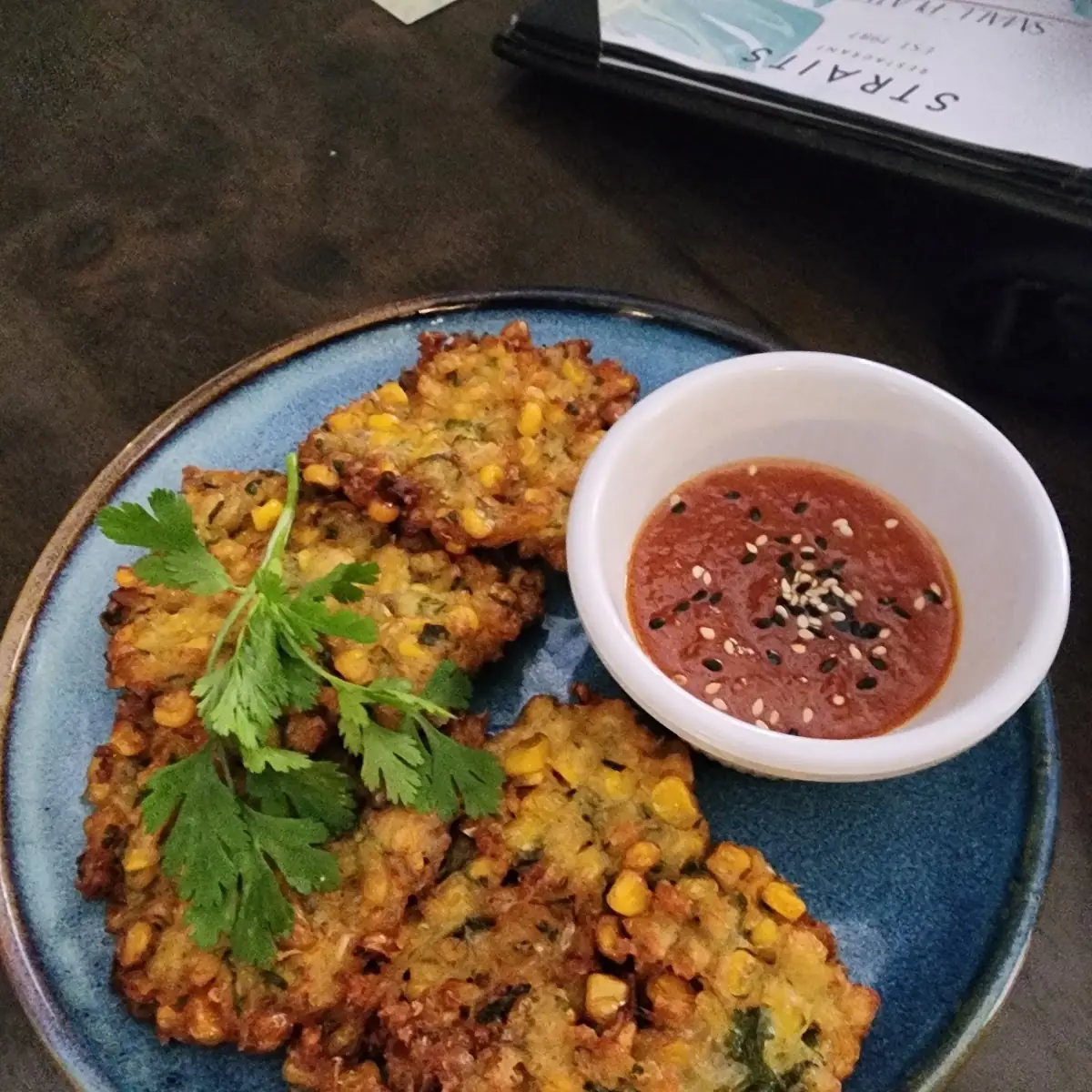 sweet corn fritter 甜玉米油炸饼